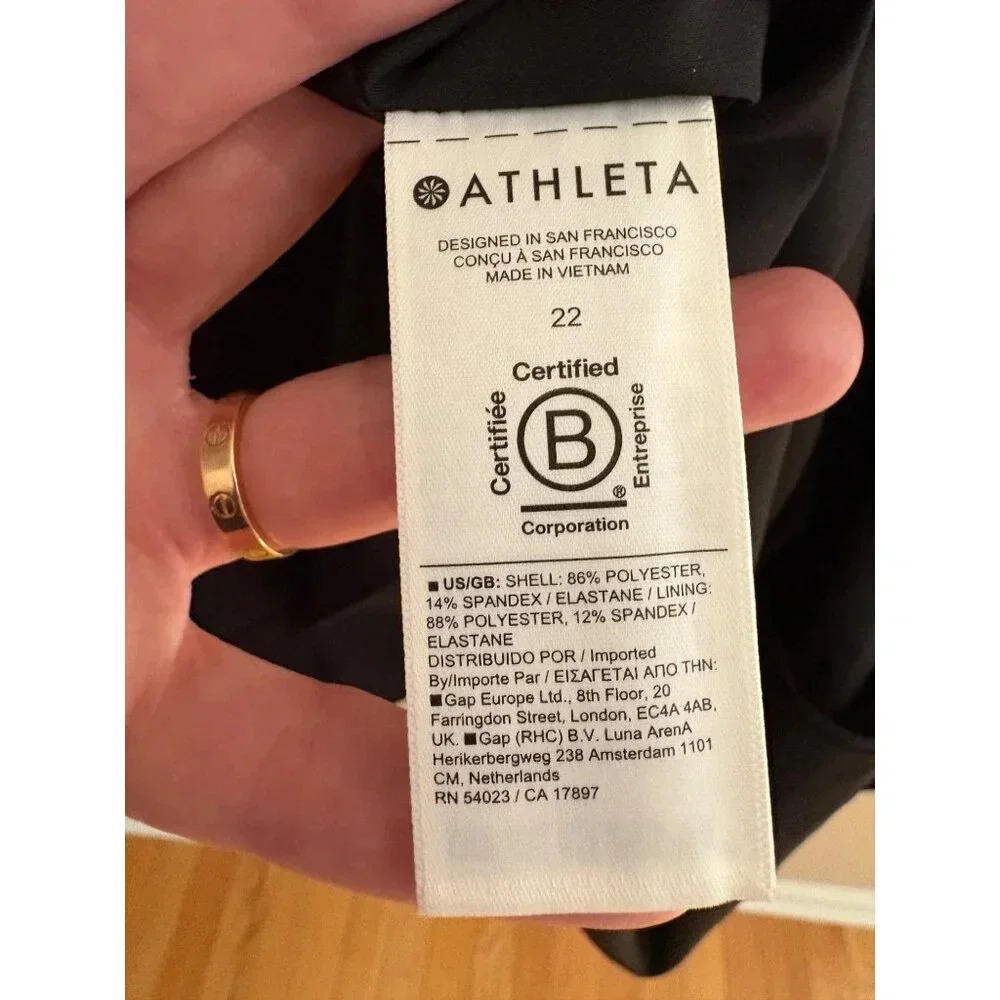 Athleta NWT Primatwill Career and Casual Blazer in Black Size 22 PLUS or 2XL - Picture 6 of 13